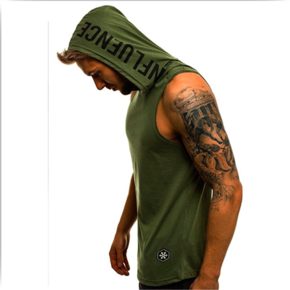 Men Hoodies Tank Top - Your Body/Temple 