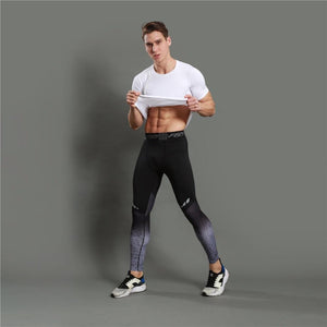 Mens Gym Compression Leggings - Your Body/Temple 