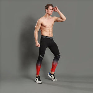 Mens Gym Compression Leggings - Your Body/Temple 