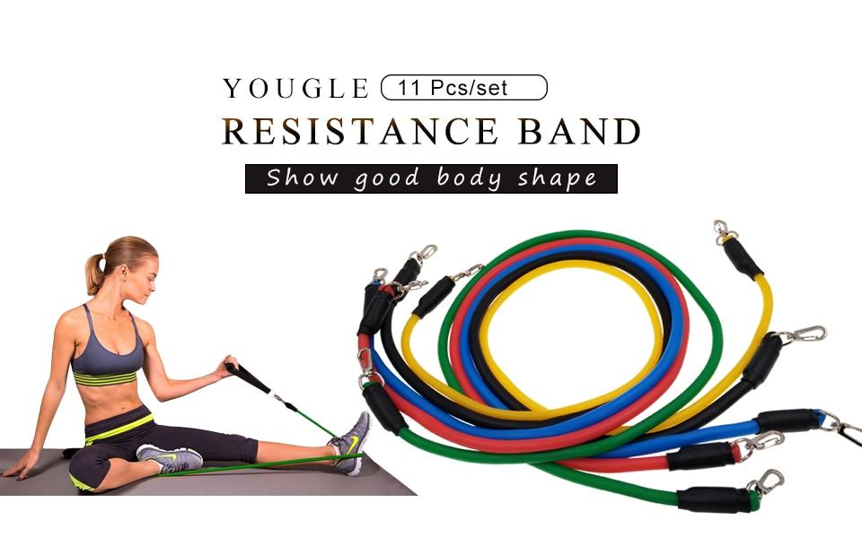 Fitness Exercises Resistance Bands - Your Body/Temple 