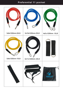 Fitness Exercises Resistance Bands - Your Body/Temple 