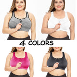 Women Zipper Sports Bra - Your Body/Temple 