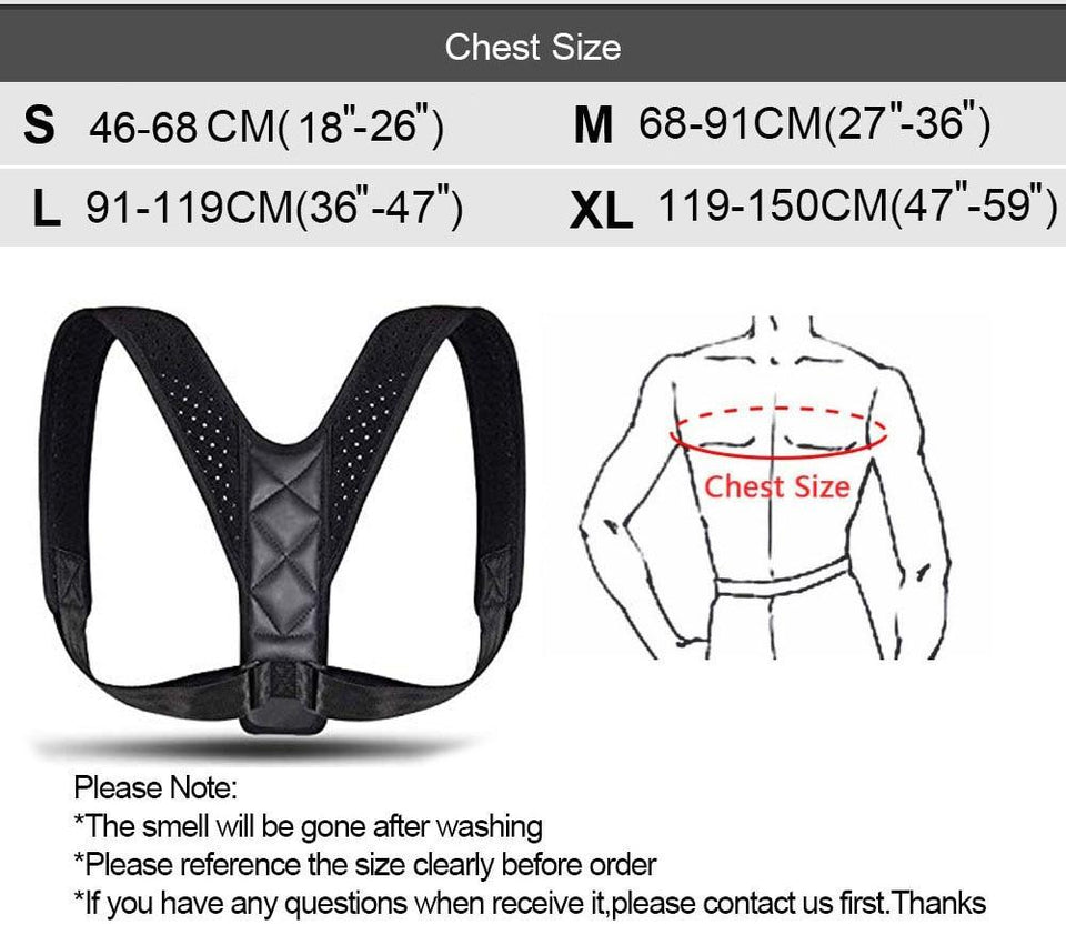 Medical Adjustable Posture Corrector - Your Body/Temple 