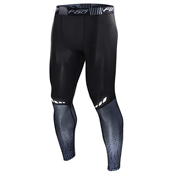 Mens Gym Compression Leggings - Your Body/Temple 