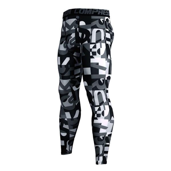 Mens Gym Compression Leggings - Your Body/Temple 