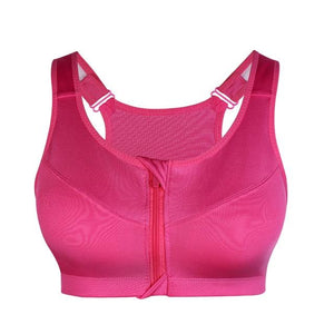 Women Zipper Sports Bra - Your Body/Temple 