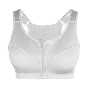 Women Zipper Sports Bra - Your Body/Temple 