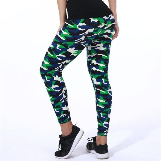 Camouflage Printing Elasticity Leggings - Your Body/Temple 