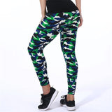 Camouflage Printing Elasticity Leggings - Your Body/Temple 