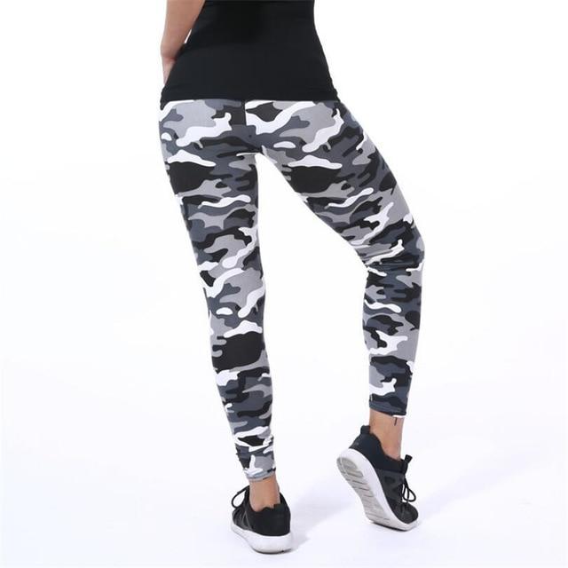 Camouflage Printing Elasticity Leggings - Your Body/Temple 