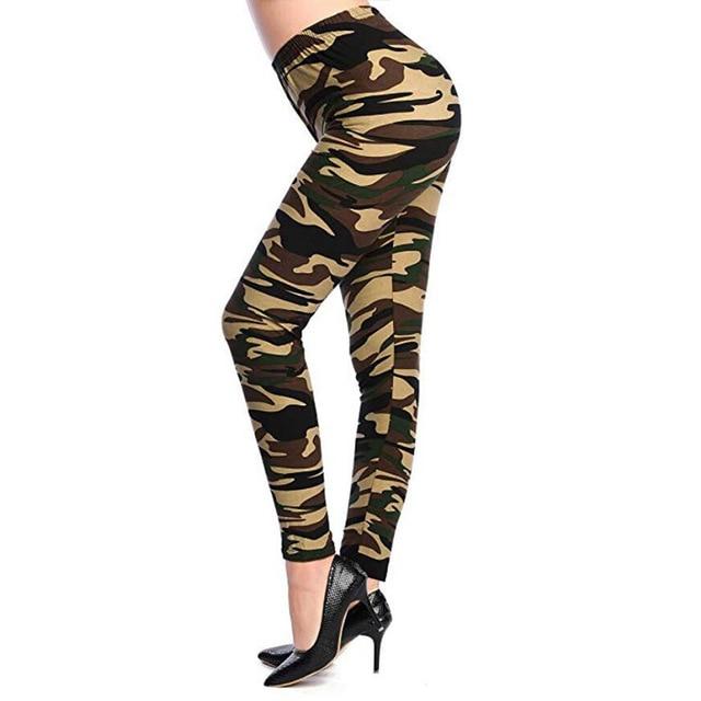 Camouflage Printing Elasticity Leggings - Your Body/Temple 