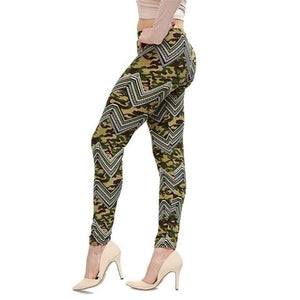 Camouflage Printing Elasticity Leggings - Your Body/Temple 