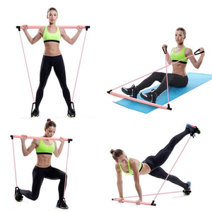 Resistance Band Trainer Pilates Bar - Your Body/Temple 