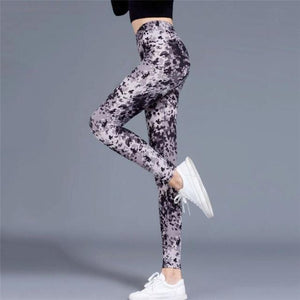 Camouflage Printing Elasticity Leggings - Your Body/Temple 