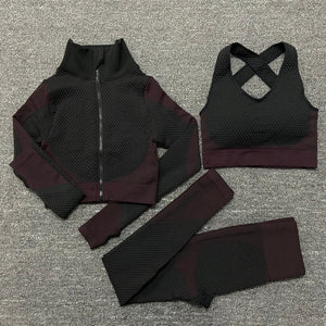 2 or 3 PCS Seamless Women Yoga Set